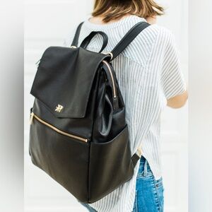 Freshly Picked Black Baby Bag with Sleek Design